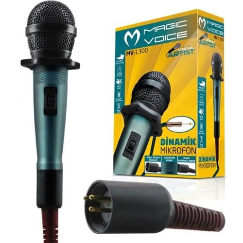 MAGICVOICE MV-1300 WIRED DYNAMIC HAND MICROPHONE