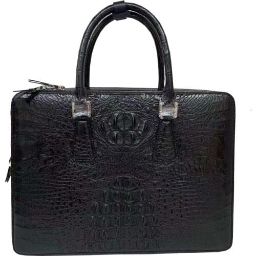 Fanzunxing men handbag men crocodile leather bag male handbag male crocodile briefcase