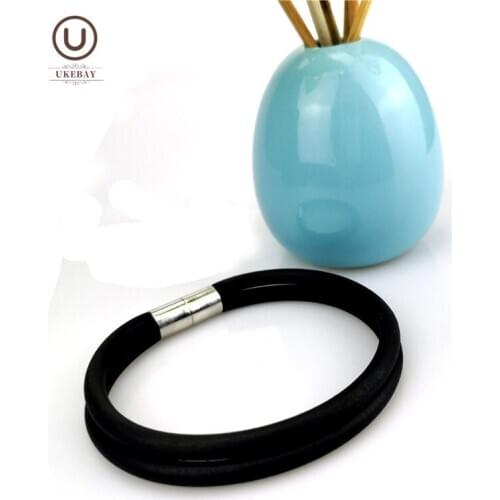 UKEBAY New Simple Statement Bracelets Rubber Chains Soft Accessories Women Charm Bangles Goth Jewelry Party Gift Girl Wholesale