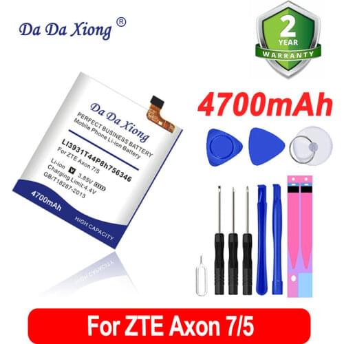 Original Da Da Xiong 4350mAh LI3931T44P8h756346 Battery for ZTE Axon 7 5.5inch A2017 Cell Phone Batter