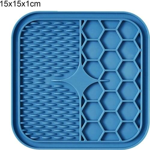 Pet Lick Pad Slower Feeder Pad Cats Dog Mat Feeding Cats Dogs Licking Mat Pet Bathing Distraction Pads Silicone Dispenser