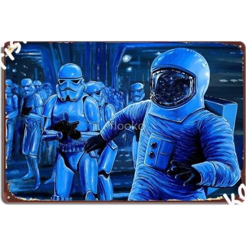 The Dark Side Poster Metal Plaque Cinema Garage Mural Painting Pub Garage Designing Tin Sign Posters