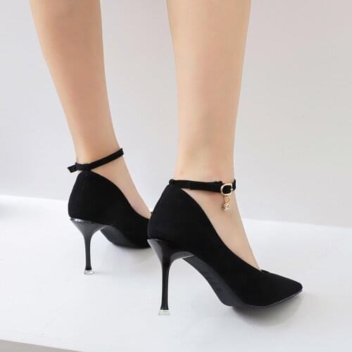 Замшевые туфли-лодочки QUELERK China At AliExpress