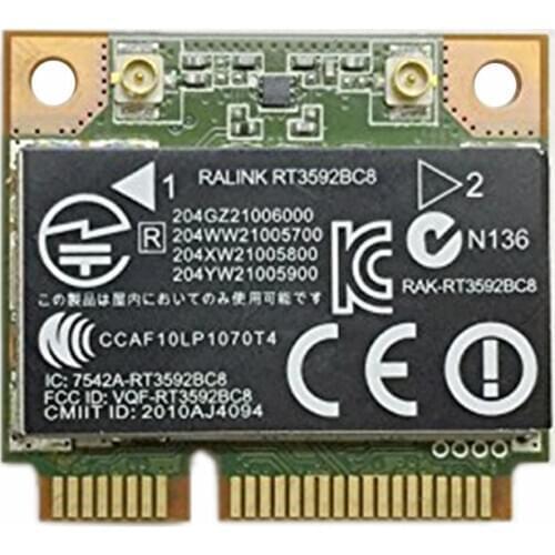 RT3592BC8 Dual Band 300M & Bluetooth 3.0 Wireless Card for HP 4530S 4330S 4430S 4230S SPS: 630813-001