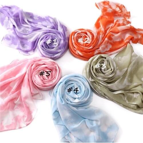 Malaysia Hijabs Chiffon Muslim Headscarf Islam Head Wraps and Shawls Foulard Femme Musulman Female Turban Scarf