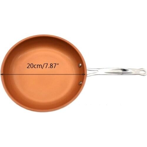 T84E Non-Stick Frying Omelette Pan Induction Cooker Wok Pot Thickened Breakfast Egg