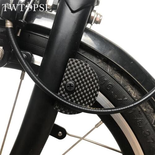 TWTOPSE T800 Carbon Bicycle Brake Shift Cable Fender Plate For Brompton Folding Bike Lightweight Cables Housing Disc For 3sixty