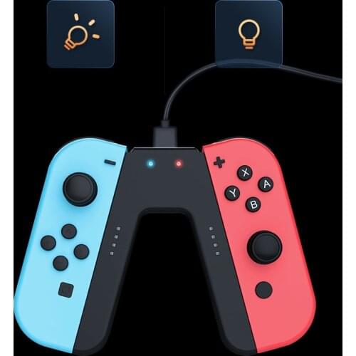 Charging Station Charger for Nintendo Switch Joycon Bracket Gaming Grip Handle Controller for Nintend Switch JoyCon Stand Holder