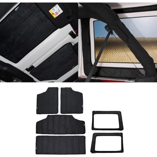 Hardtop/Roof Rear Window Insulation Cotton Cover for Jeep Wrangler JK 2011 2012 2013 2014 2015 2016 2017 4-Door Car Accessories