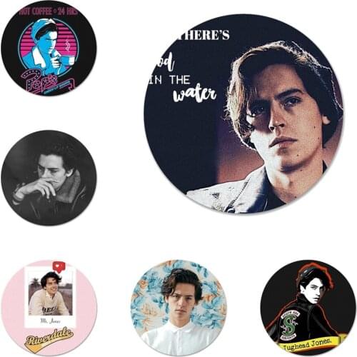 Tv riverdale Jughead Jones Icons Pins Badge Decoration Brooches Metal Badges For Clothes Backpack Decoration 58mm