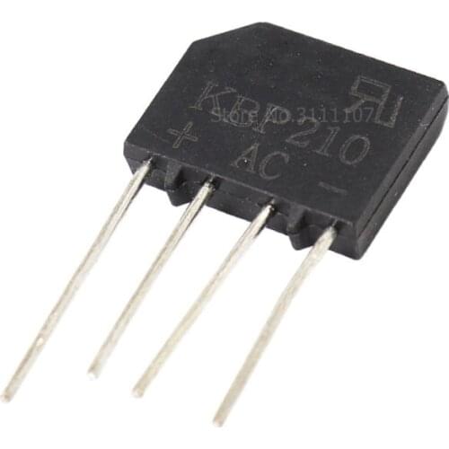 10PCS KBP210 2A 1000V Rectifier Bridge kbp210 2a 1000v