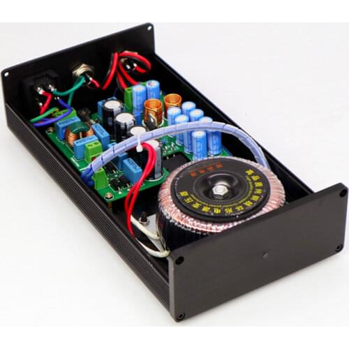 2020 New 50W linear regulated power supply HIFI Ultra-low Noise Linear Dual output DC 5V DC12V DC19V DC24V for DAC tube Pre amp