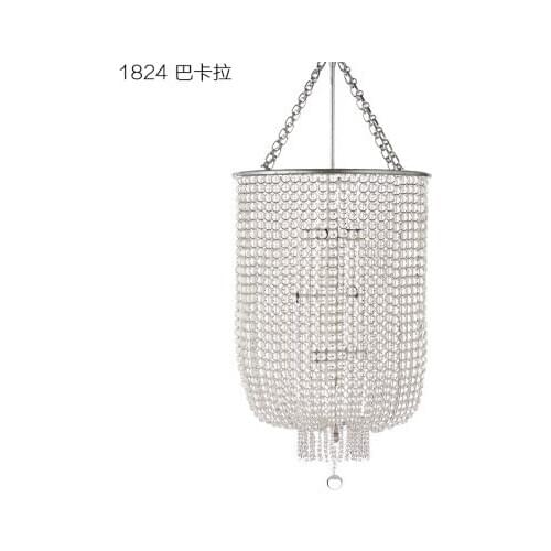 American light luxury crystal Hong Kong style post-modern staircase lamp designer hotel living room large chandelier