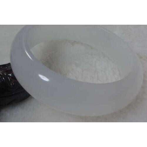 Free shipping 02093 Natural Fashion Fine China Beautiful White Gems Bangle Bracelet