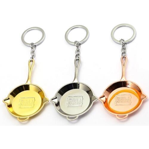 Big Playerunknowns Battlegrounds Keychain PUBG Key Metal Chain Ring Holder Car Men Gift Jewelry Chaveiro llaveros Pendant Hot