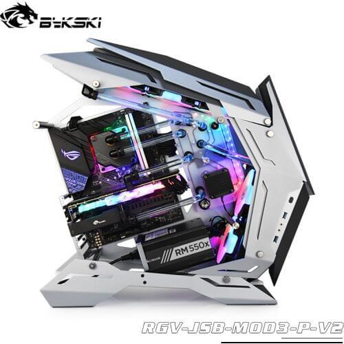 Bykski RGV-JSB- MOD3-P-V3 Distro Plate Liquid Cooling Kit for Jonsbo MOD3 with Chassis