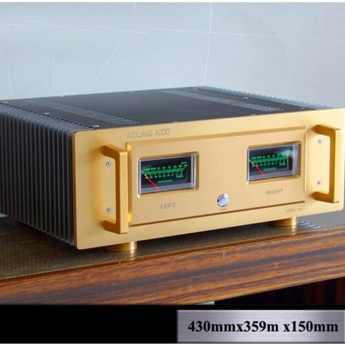 A60 aluminum alloy power amplifier case with meter