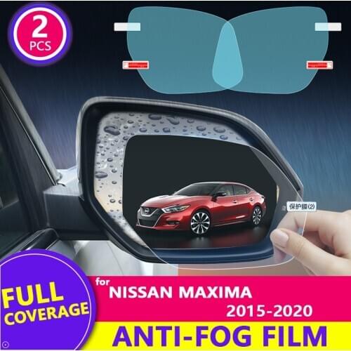 For Nissan Maxima 2015 2016 2017 2018 2019 2020 Full Cover Rearview Mirror Film Anti-Fog Auto Mirror Sticker Car Accessories