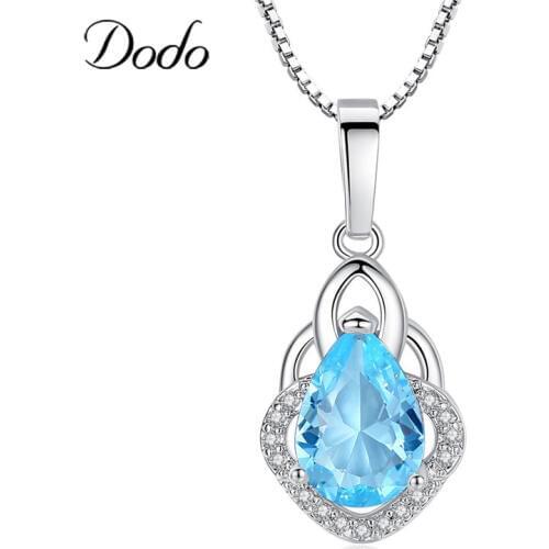 DODO New Design Geometric Water Droplets Necklaces Fashionable Dress Collocation Zinc Alloy Pendant Necklace For Woman Gift N314