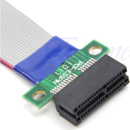 Flex Ribbon PCI Express PCI-e PCIe Riser Card Extender Extension Ribbon Cable