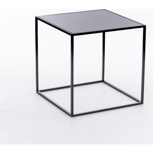 Modern Black Metal Square Side table 40x40x40 coffee tables table basse furniture living room table