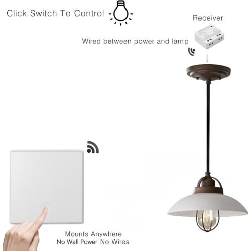 Kebidu LED Home Light Lamp Remote Switch AC 110V 220V Wireless ON OFF Switches 433Mhz RF Remote Control Mini Home Appliance new