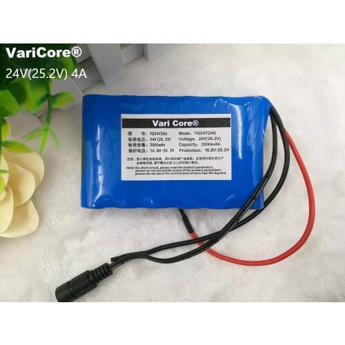 24V 4Ah 6S2P 18650 Battery lithium battery 25.2v electric bicycle moped /electric/lithium ion battery pack