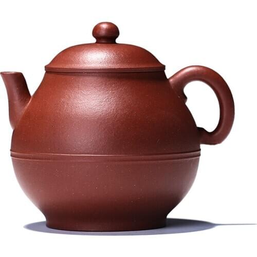 Monohydrate yixing recommended pure manual kung fu tea set # ore bottom groove tai qing pot of household