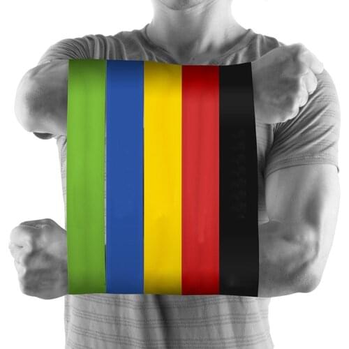 Sets Hanging Training Rubber Loop Resistance Bands Pilates Elastic Natural Latex Expander Yoga Workout Home Fitness Sports