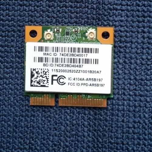 SSEA New for Atheros AR5B197 AR9287 802.11 b/g/n WIFI Bluetooth 3.0 wireless Half Mini PCI-E card for IBM y570 y580 G470 G480