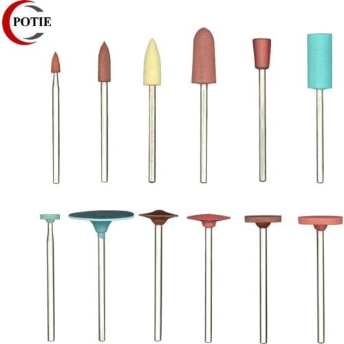 New Product Rubber Grinding Head Polishing Buffing Wheel for Electric Mini Grinder Dremel Rotary Tools Cylinder/Bullet/T Type