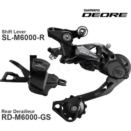 SHIMANO DEORE M6000 10v groupset 10-speed Shifter+M6000 rear derailleur for MTB bike bicycle Original parts