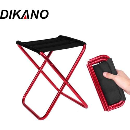Mini Portable Folding Stool Ultra Light Outdoor Slacker Chair Hiking Fishing Camping Seat