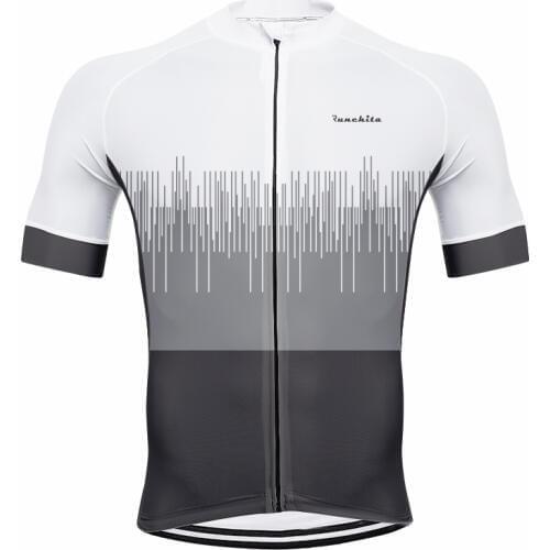 Pro Team RUNCHITA Summer Cycling Jersey Short Sleeve Mens Cycling Shirts Quick Dry Bike Jersey Cycling Clothing MTB tops