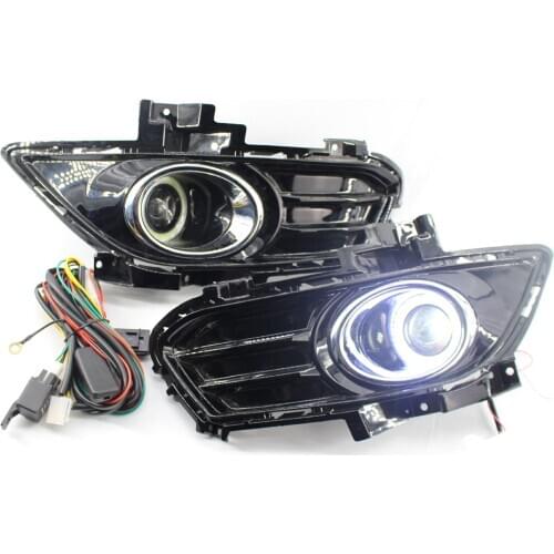 Fog Light Assembly For Ford Mondeo 2013 2014 2015 2016 Fog Lamp DRL Car LED Daytime Running Light