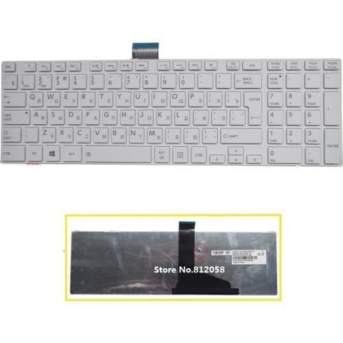 SSEA New Russian Keyboard white for Toshiba satellite C850 L850 C855 C870 C875 L875 L850D L855 L950 L955 RU Keyboard