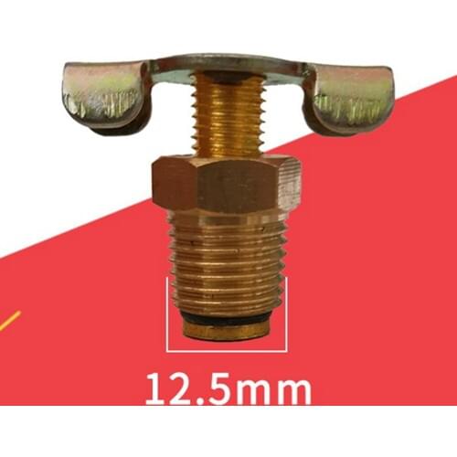 AIR COMPRESSOR TANK 1/4 BSP DRAIN PLUG VALVE / TAP / DRAIN COCK WITH T-HANDLE Air Compressors 1*1/4 Blowdown Valve