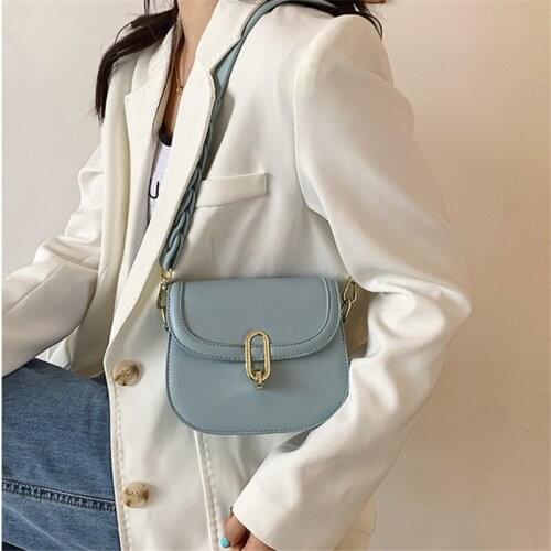 High-quality texture net red cross-body small bag 2021 new trendy fashion western style wild one-shoulder armpit saddle bag