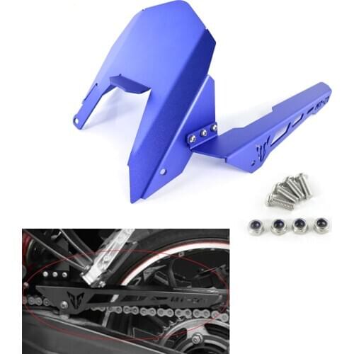 Fit For YAMAHA MT-07 FZ-07 2013 2014 2015 2016 2017 2018 2019 2020 Motorcycle Chain Guard Protector Rear Fender Mudguard Hugger