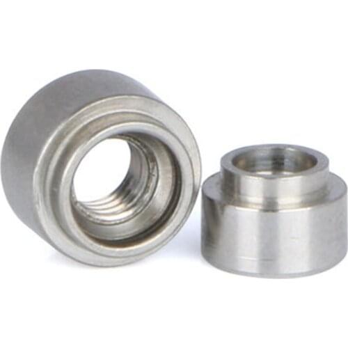 10Pcs M3 M4 Stainless Steel Round Rivets Nuts Step Rivet Nut Length 1.2mm-3mm
