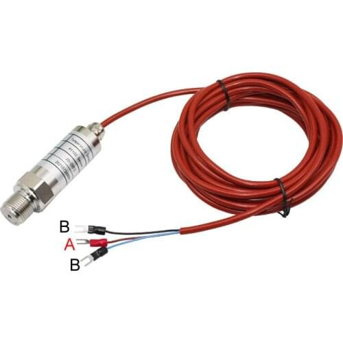 -20~200'C Screw install type waterproof PT100 thermal sensor with silicone cable temperature sensor thermal resistance