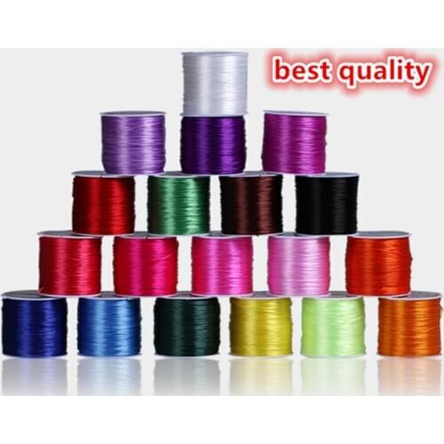60m/Roll DIY Crystal Beading Stretch Cord for Jewelry Making 0.7mm Elastic String Thread Rope Diy Bracelet Necklace Accessories