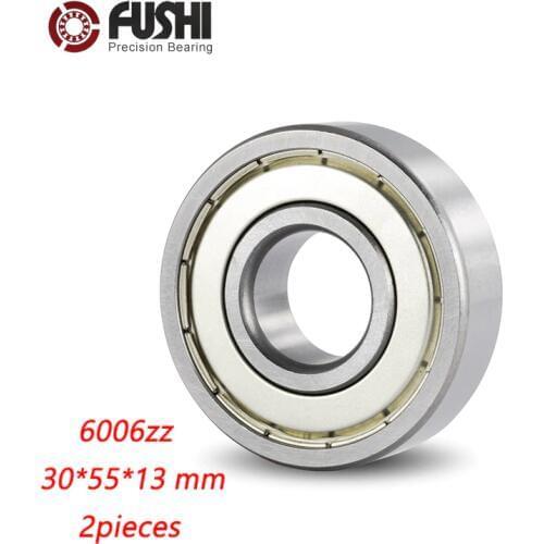 6006ZZ Bearing 30*55*13 mm ABEC-3 ( 2 PCS ) For Grass Trimmer Deep Groove 6006 Z ZZ Ball Bearings 6006Z