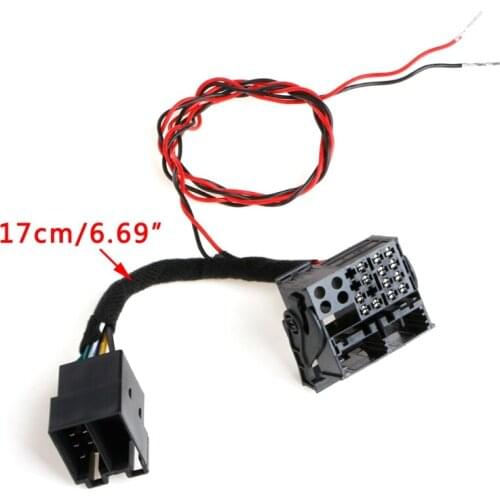 A0NE ISO To Quadlock Canbus Adapter Switch Cable RCD330 RCD510 RCD310 RNS510 for Jetta for Golf for Tiguan for Passat CC
