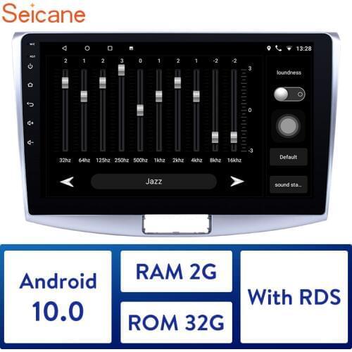 Seicane 10.1 Inch Android 10.0 Car Radio GPS Head Unit Player for 2012 2013 2014 VW Volkswagen Magotan B7 Bora Golf 6 with 2GB