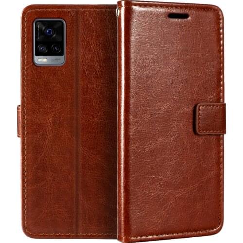 Case For Vivo S7 2020 Wallet Premium PU Leather Magnetic Flip Case Cover With Card Holder And Kickstand For Vivo S7 2020A