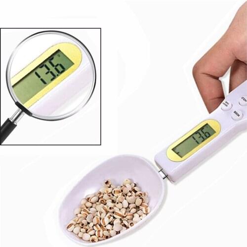 500g/0.1g Kitchen Scales Electronic Digital Spoon Scale LCD Display Digital Measuring Spoon Mini Kitchen Scales Baking Supplies
