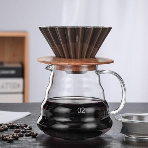 Ceramic Coffee Maker Espresso V60 Coffee Filter Cup Cloud Pot Coffee Coffeepot Multi-Color Coffee Funnel