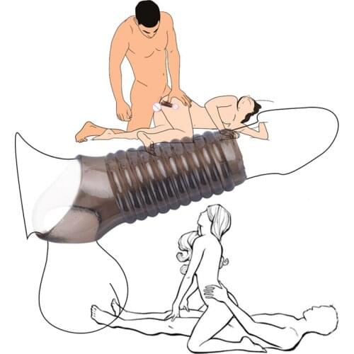 Gags & Muzzles Penis Ring Reusable Silicone Cock Ring Penis Enlargement Delayed Ejaculation Adult Sex Toys For Men Sex Products