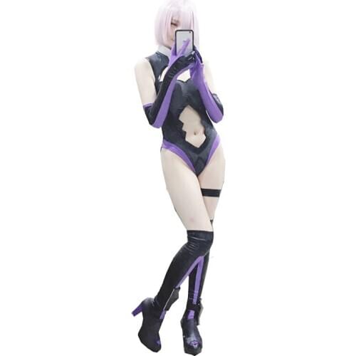 Anime Fate Grand Order Mash Kyrielight Sexy Uniform Cosplay Costume For Halloween